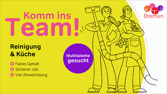 Komm ins Team: Reinigung & Küche