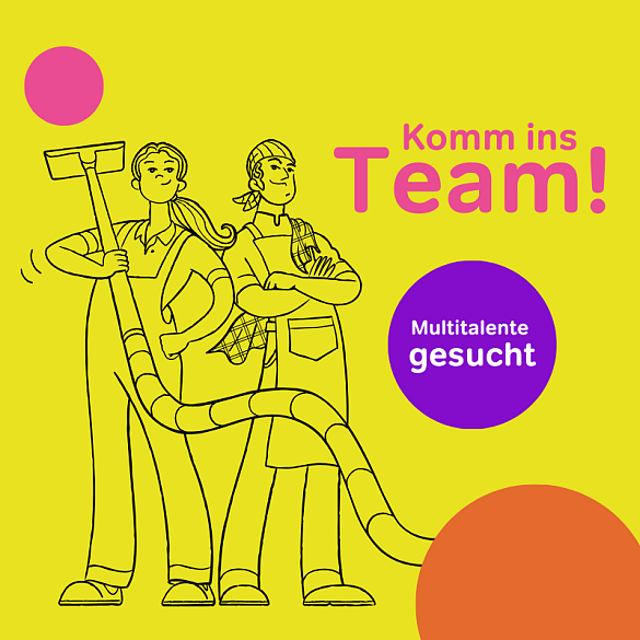 Kombikräfte Reinigung & Küche | Komm ins Team | Multitalente gesucht